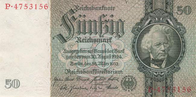 50 Mark 1933 ro.175a E/P